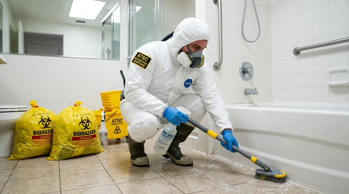 Decontamination equipment deployed for Blood Cleanup in Jacinto City